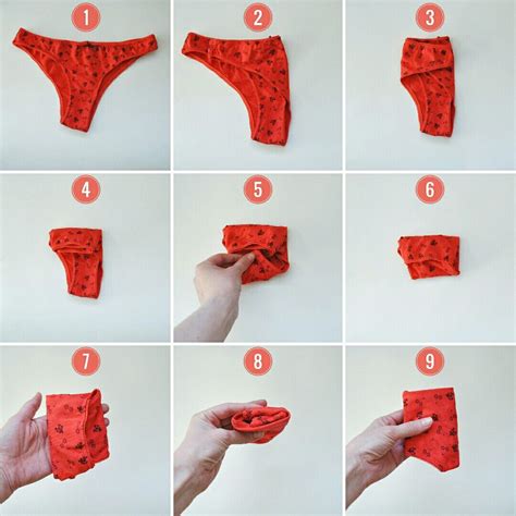 how to fold underwear neatly.